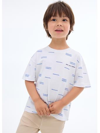 MANGO - Short-sleeved Printed T-shirt WHITE