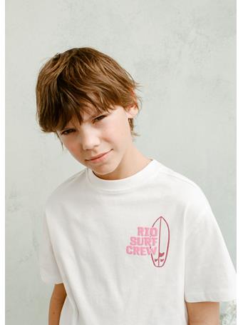 MANGO - Surf Printed T-shirt IVORY