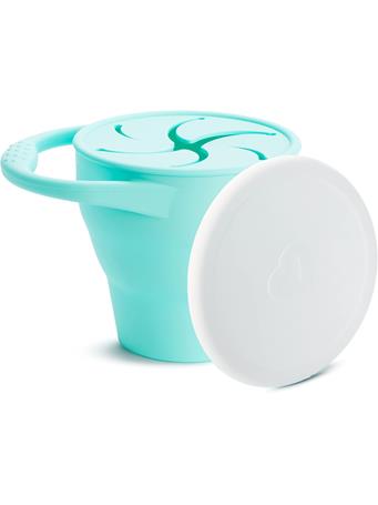 MUNCHKIN - C'est Silicone Collapsible Snack Pot with Lid NO COLOR