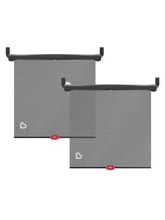 MUNCHKIN - Brica 2-Piece White Hot Sun Safety Car Window Shades NO COLOR