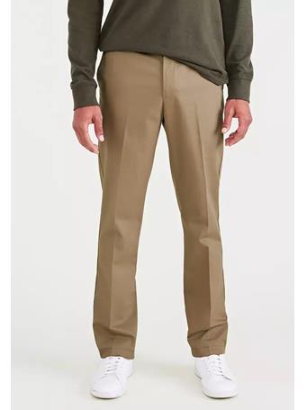 LEVI STRAUSS - Signature Iron Free Khakis, Slim Fit with Stain Defender NEW BRITISH KHAKI