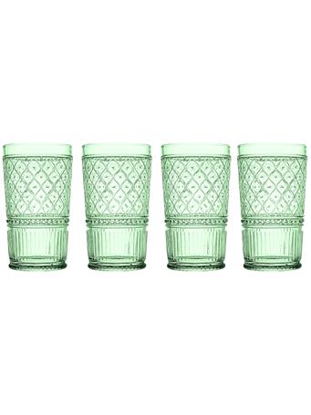 GODINGER GROUP - Claro Green Highball - Set of 4 GREEN