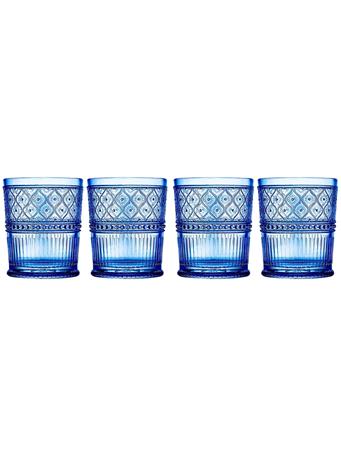GODINGER GROUP - Claro Blue Double Old Fashion - Set of 4 BLUE