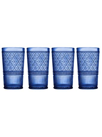 GODINGER GROUP - Claro Blue Highball - Set of 4 BLUE