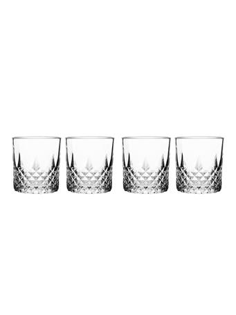 GODINGER GROUP - Kronos Double Old Fashion - Set of 4 CLEAR