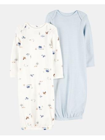 CARTERS - Baby 2-Pack Sleeper Gowns BLUE
