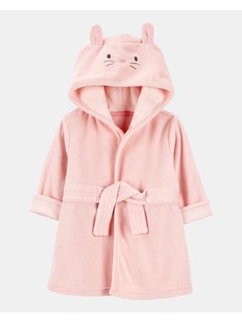CARTERS - Baby Bunny Hooded Terry Robe PINK