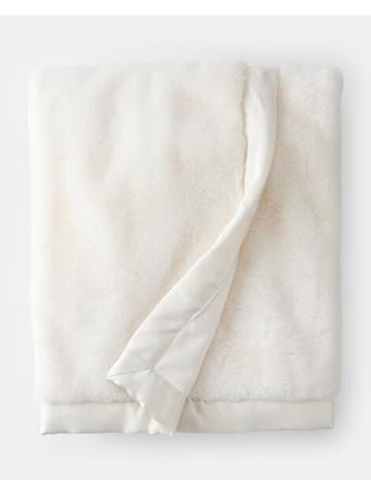 CARTERS - Baby Plush Blanket IVORY