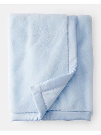 CARTERS - Baby Plush Blanket BLUE