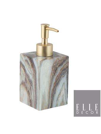 KENNEDY INTERNATIONAL - Agate Square Soap Dispenser BEIGE