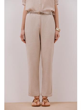 CORTEFIEL - Linen Pants SAND