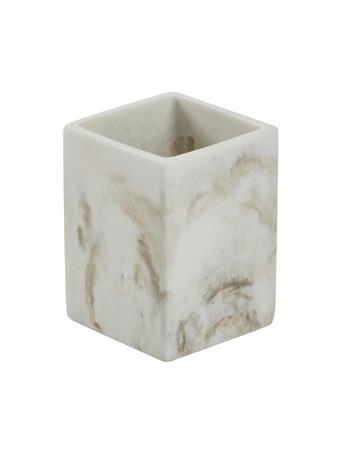 KENNEDY INTERNATIONAL - Polyresin Tumbler WHITE