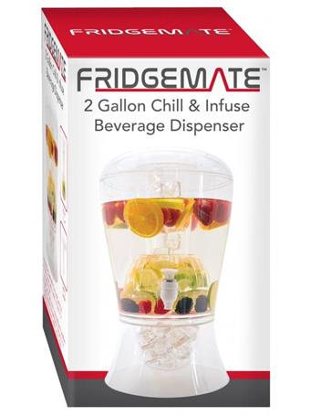 EURO-WARE - 2 Gallon Chill & Infuse Beverage Dispenser CLEAR
