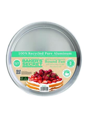 EURO-WARE - Baker’s Secret Recycled Aluminum Round Pan STAINLESS STEEL