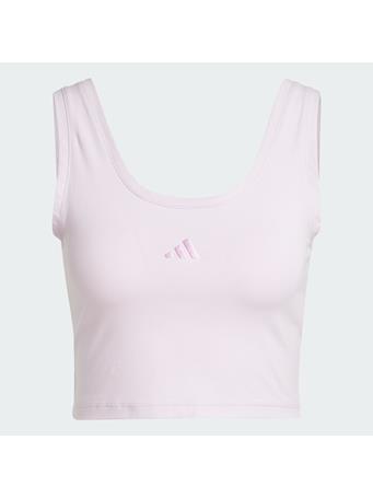 ADIDAS - Essentials Small Logo Cotton Lifestyle Tank Top LAVENDER