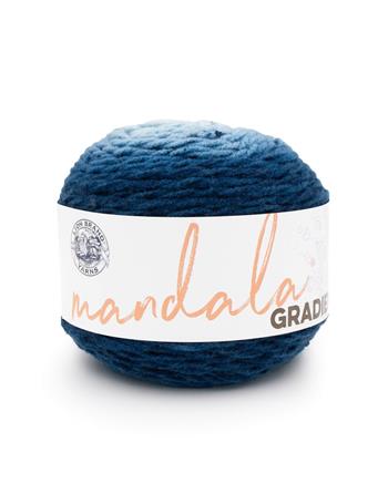 LION BRAND YARN - Mandala Gradient Yarn 213 STEEL BLUE