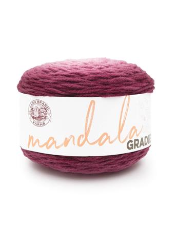 LION BRAND YARN - Mandala Gradient Yarn 214 BURGANDY