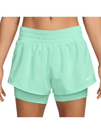 NIKE - Nike One Women's Dri-FIT Mid-Rise 2-in-1 Shorts MINT