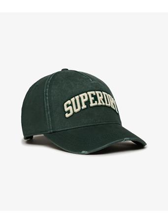 SUPERDRY - Varsity Logo Trucker Cap ACADEMY GREEN