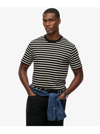 SUPERDRY - The Merchant Store - Stripe T-Shirt BLACK STRIPE