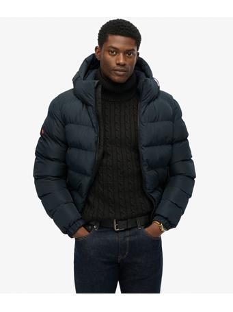 SUPERDRY - Hooded Sports Puffer Jacket ECLIPSE NAVY/ECLIPSE NAVY