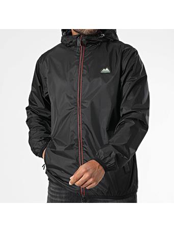 SUPERDRY - Essential Tri Windbreaker Jacket BLACK/POP
