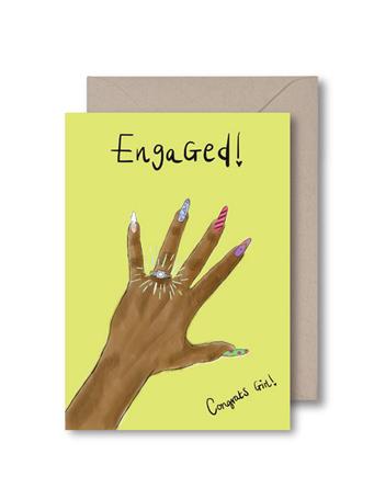 KITSCH NOIR - Engaged Card NO COLOR