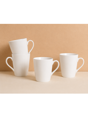 MARINER HOME - 4 Piece Mug Set WHITE
