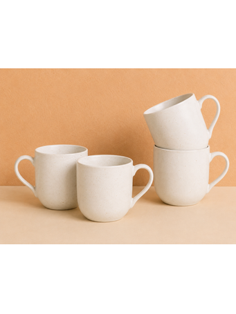 MARINER HOME - 4 Piece Mug Set CREAM