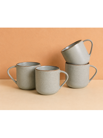 MARINER HOME - 4 Piece Mug Set LIGHT BLUE