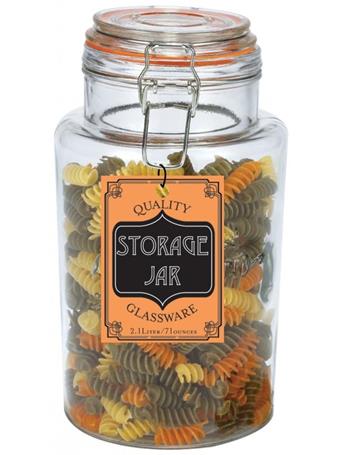 EURO-WARE - Glass Storage Jar Container CLEAR