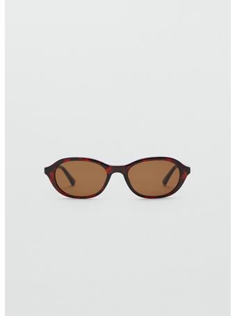 MANGO - Tortoiseshell Frame Sunglasses DARK BROWN