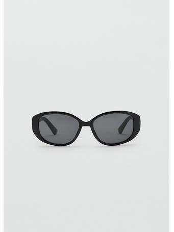 MANGO - Resin Frame Sunglasses BLACK