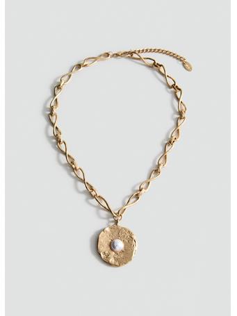 MANGO - Combined Circle Pendant Necklace GOLD