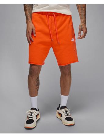 NIKE - Air Jordan Rare Air Men's French Terry Shorts Brilliant Orange/Sail