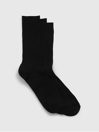 GAP - Crew Socks (3-Pack) TRUE BLACK V2