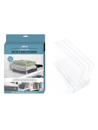 AMERICAN DREAM HOME - Set of 4 Shelf Dividers CLEAR