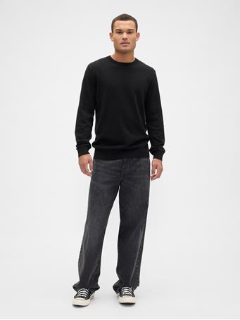GAP - Crewneck Sweater TRUE BLACK