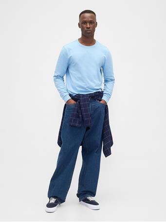 GAP - Everyday Soft Crewneck T-Shirt BLUE STONE