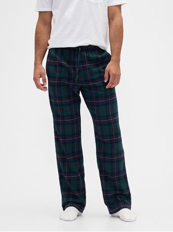 GAP - Relaxed Flannel PJ Pants BLACKWATCH PLAID