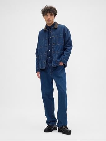 GAP - Relaxed Denim Barn Jacket DARK RINSE