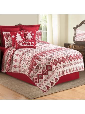 C&F - Kristoff Nordic Quilt Set RED