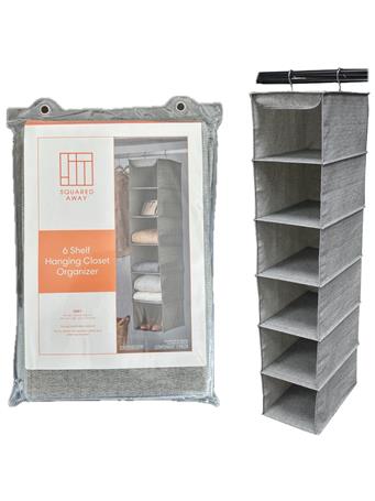 AMERICAN DREAM HOME - 6 Shelf Sweater Organizer GREY