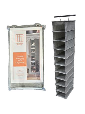 AMERICAN DREAM HOME - 10 Shelf Shoe Organizer GREY