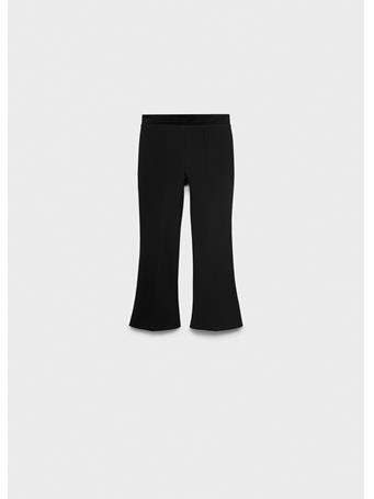MANGO - Flared Leggings BLACK