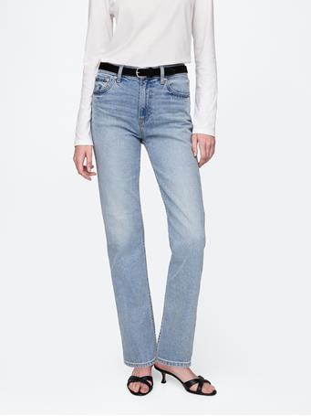 GAP - High Rise ’90s Straight Jeans LIGHT INDIGO 1