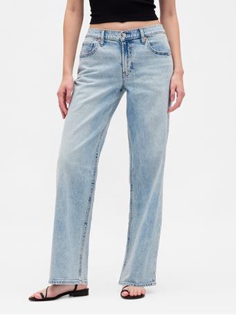 GAP - Low Rise '90s Loose Jeans LIGHT INDIGO 1