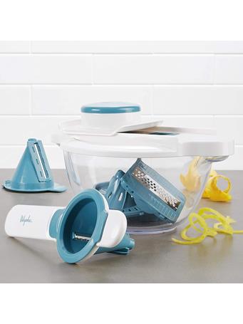 AYESHA CURRY COLLECTION - 5-in-1 Mandolin & Spiralizer Set - Teal No Color