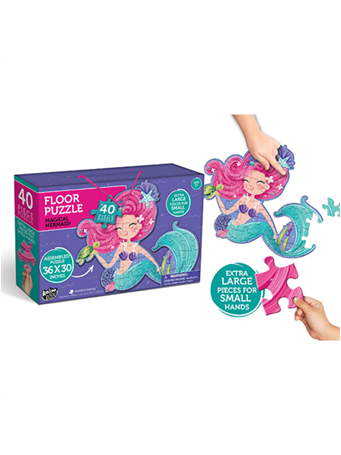 ANKER PLAY PRODUCTS - Mermaid-Shaped Floor Puzzle NO COLOR