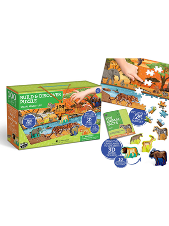 ANKER PLAY PRODUCTS - Build & Discover Puzzle - Safari Adventure NO COLOR